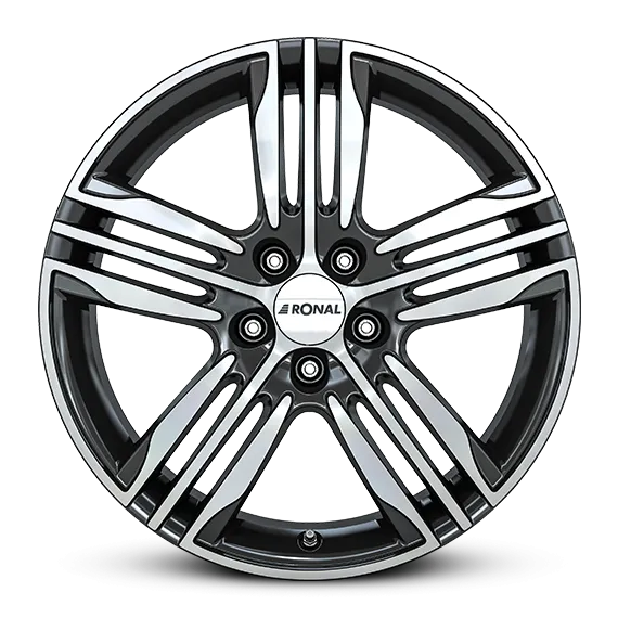 RONAL R57 7.50x19 5x120.0 ET 50 - felgi aluminiowe (kolor Czarny) - zdjęcie dodatkowe nr 1