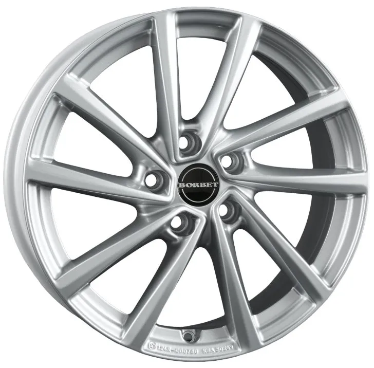 BORBET VTX 8.00x18 5x112.0 ET 37 - felgi aluminiowe (kolor Srebrny) - zdjęcie dodatkowe nr 2
