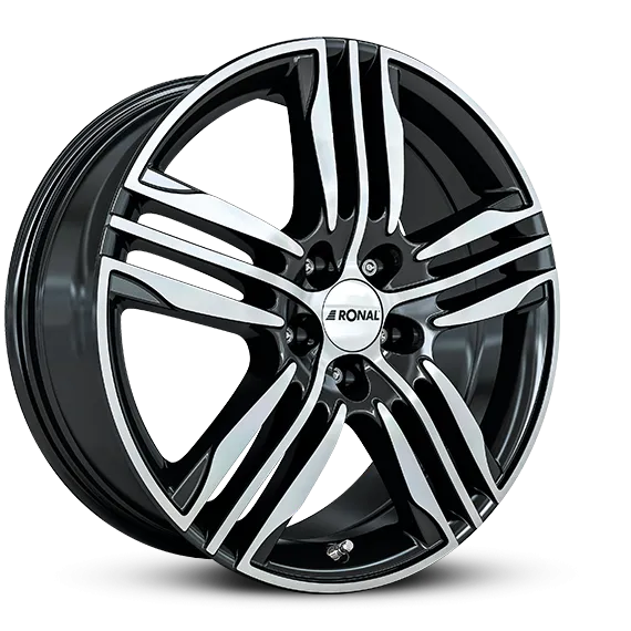 RONAL R57 7.50x17 5x120.0 ET 45 - felgi aluminiowe (kolor Czarny) - zdjęcie główne