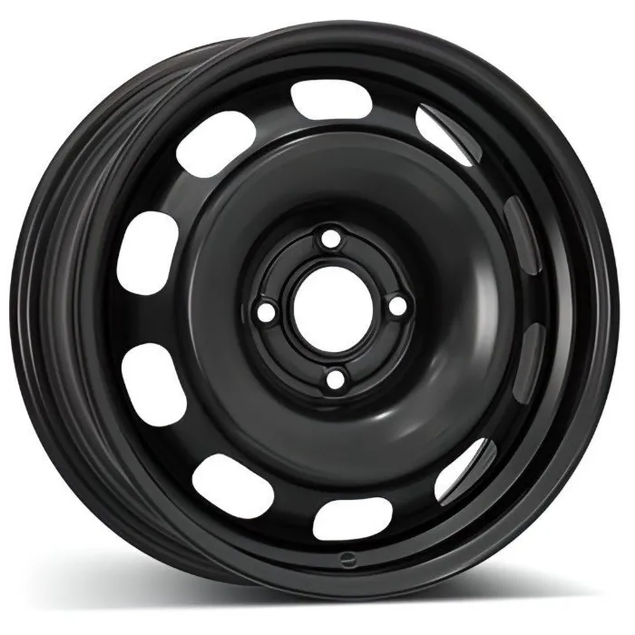 Alcar Stahlrad Polo IV/GTI (PQ24)/Fox / SEAT Ibiza/Cordoba (PQ24)- Ventillochpos. geändert 6.00x15 5x100.0 ET 43 - felgi stalowe (kolor Czarny) - zdjęcie główne