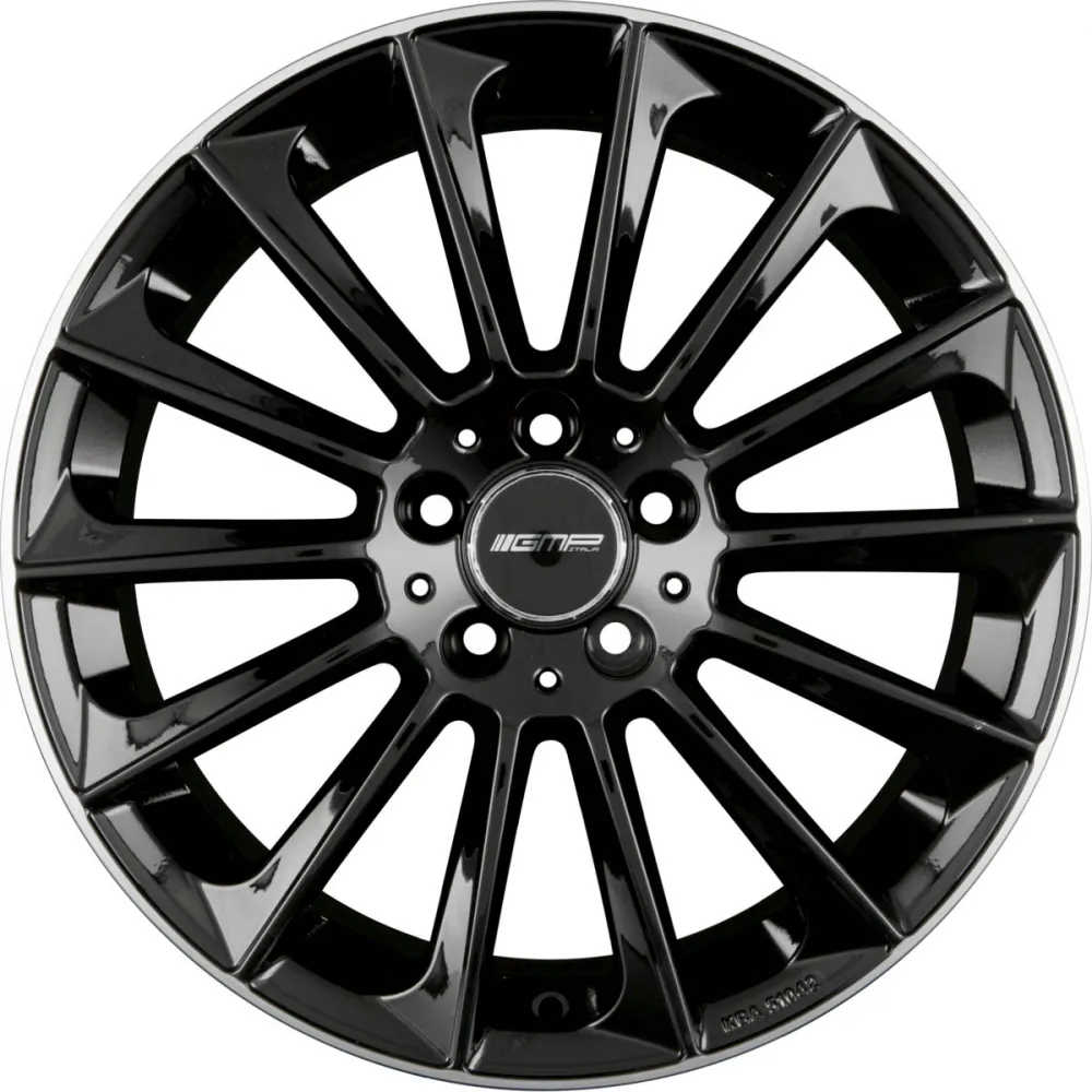 GMP Italia STELLAR 8.00x18 5x112.0 ET 45 - felgi aluminiowe (kolor Czarny) - zdjęcie główne