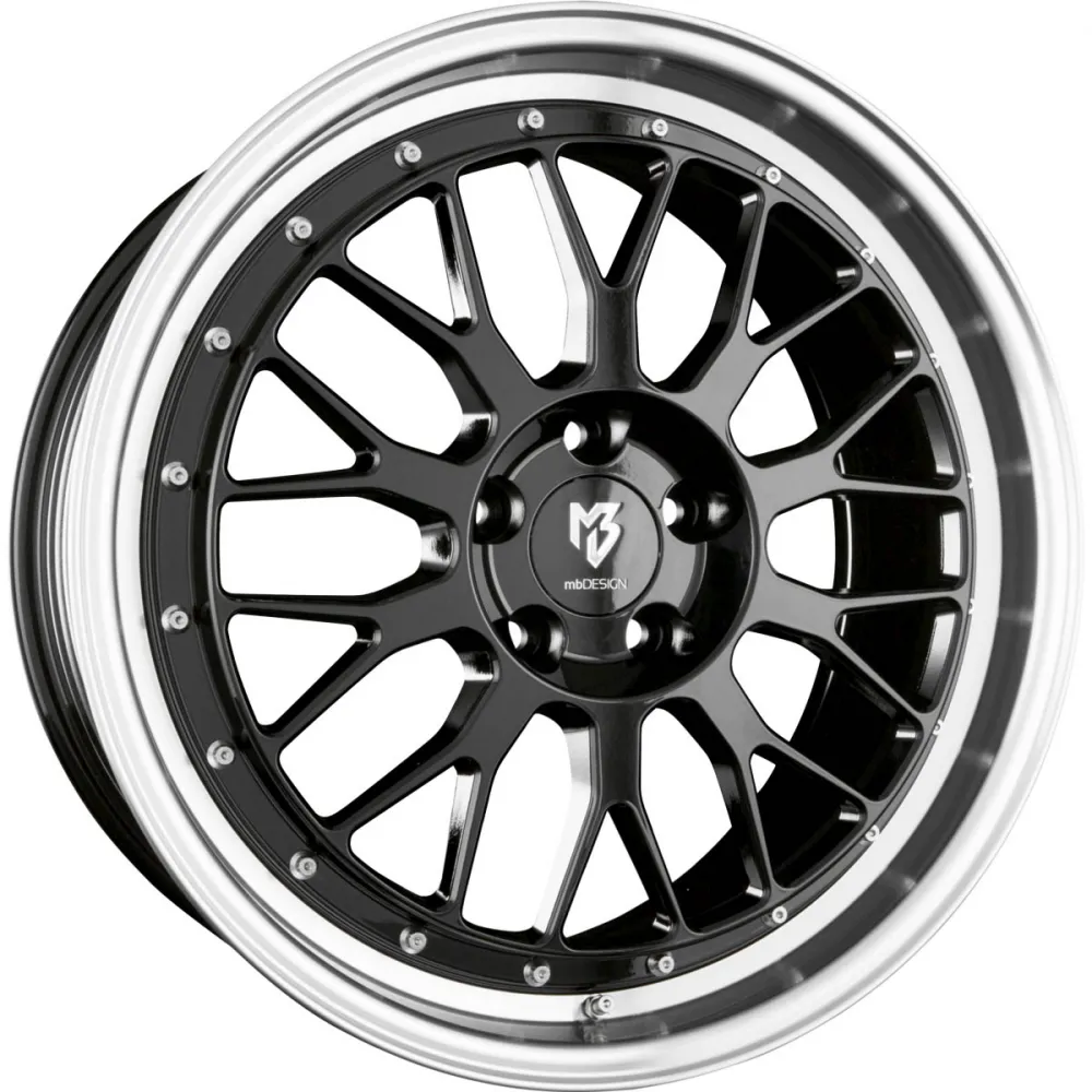 MB-DESIGN LV1 8.50x19 5x112.0 ET 35 - felgi aluminiowe (kolor Czarny) - zdjęcie dodatkowe nr 1