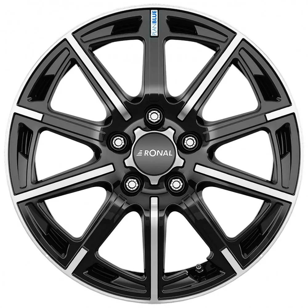 RONAL R60-BLUE 6.50x16 5x114.3 ET 40 - felgi aluminiowe (kolor Czarny) - zdjęcie dodatkowe nr 1