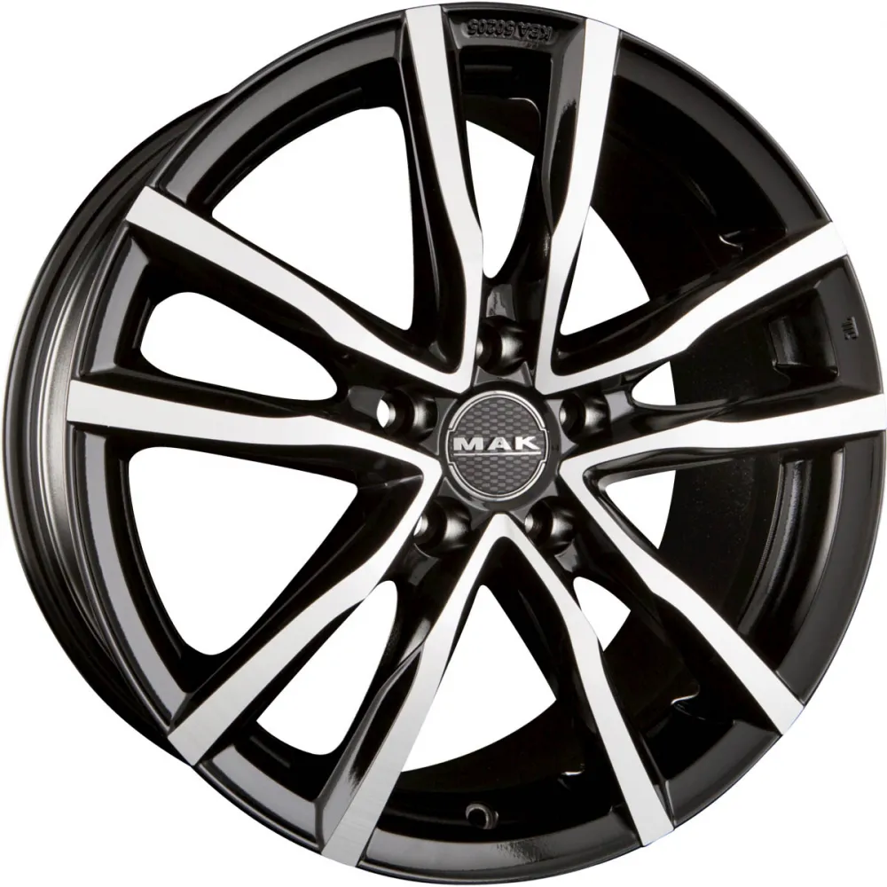 MAK MILANO 5 7.00x17 5x100.0 ET 35 - felgi aluminiowe (kolor Czarny) - zdjęcie dodatkowe nr 1