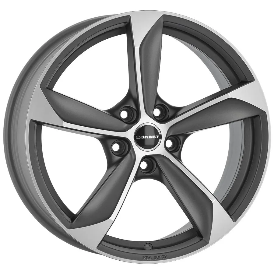 BORBET S 8.00x17 5x105.0 ET 35 - felgi aluminiowe (kolor Grafitowy) - zdjęcie dodatkowe nr 2