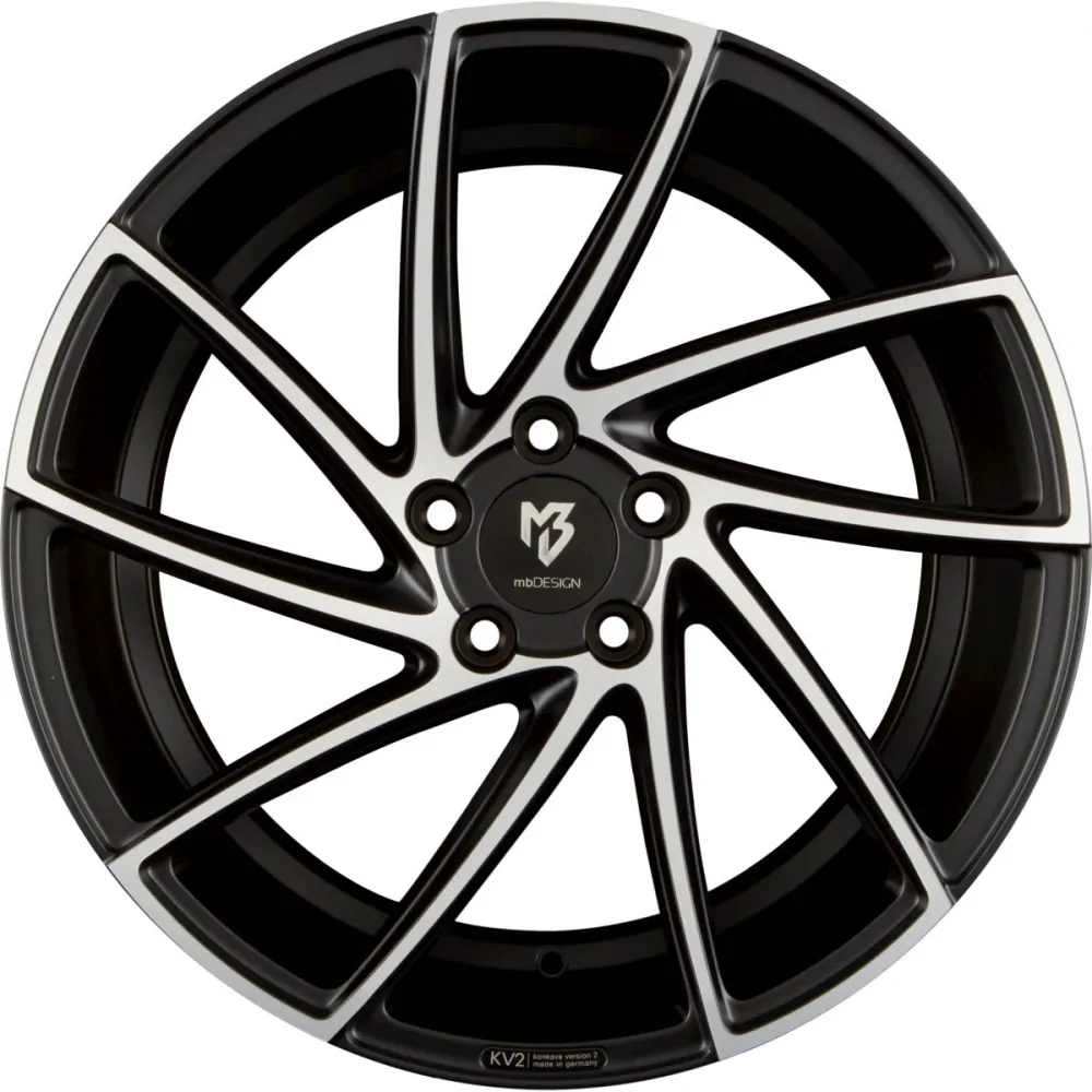 MB-DESIGN KV2 8.50x19 5x112.0 ET 43 - felgi aluminiowe (kolor Czarny) - zdjęcie główne