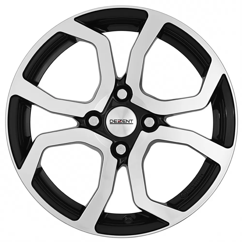 Dezent TS dark 5.50x15 4x100.0 ET 42 - felgi aluminiowe (kolor Czarny) - zdjęcie dodatkowe nr 1