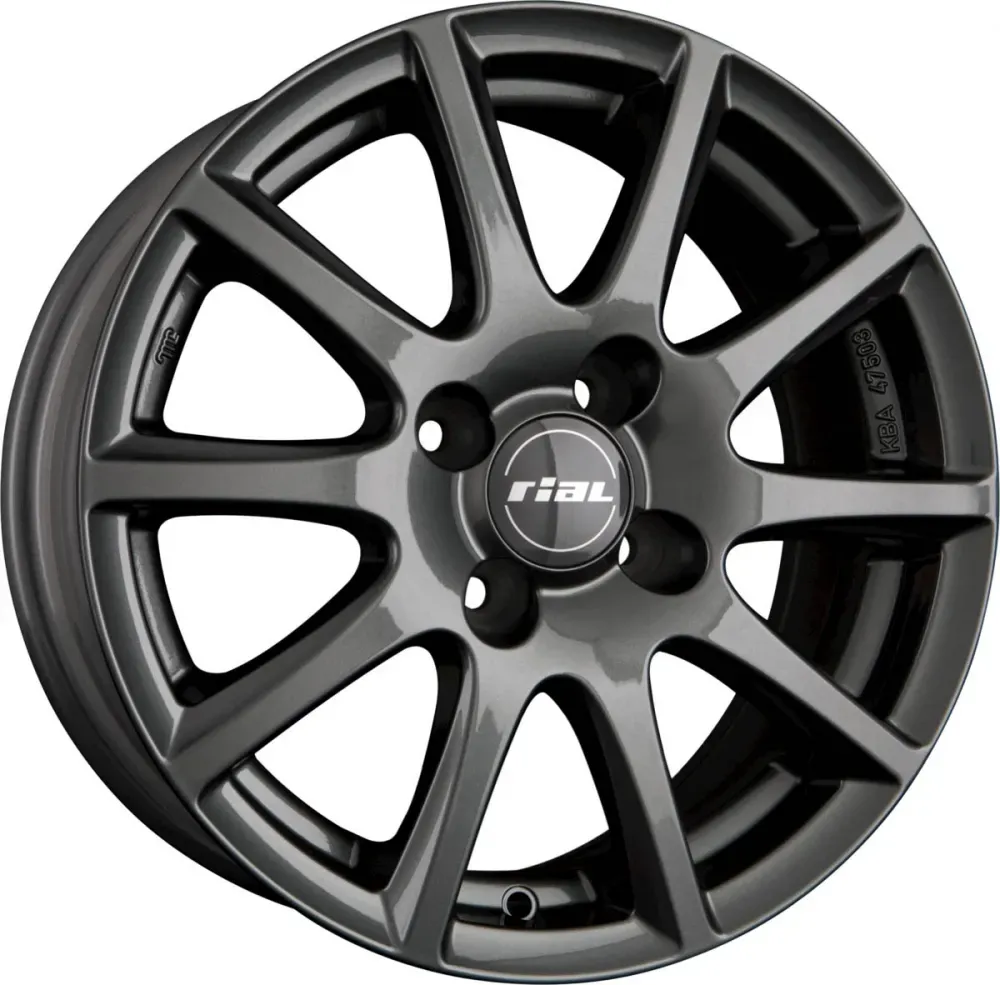 Rial Milano 7.00x17 5x100.0 ET 40 - felgi aluminiowe (kolor Grafitowy) - zdjęcie dodatkowe nr 1