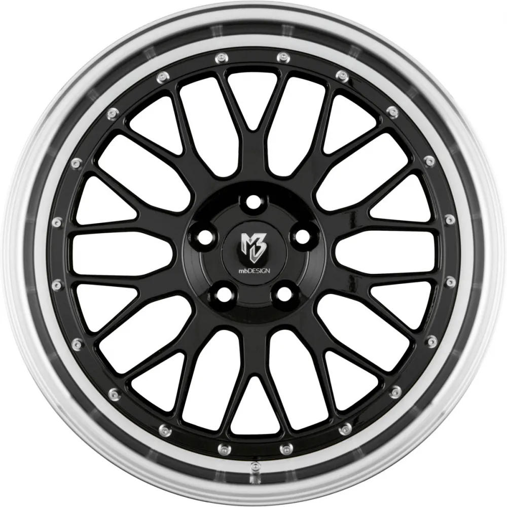MB-DESIGN LV1 8.50x19 5x112.0 ET 35 - felgi aluminiowe (kolor Czarny) - zdjęcie główne
