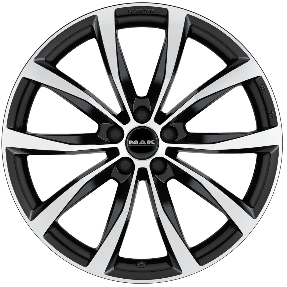 MAK WOLF 6.50x16 5x112.0 ET 42 - felgi aluminiowe (kolor Czarny) - zdjęcie dodatkowe nr 2