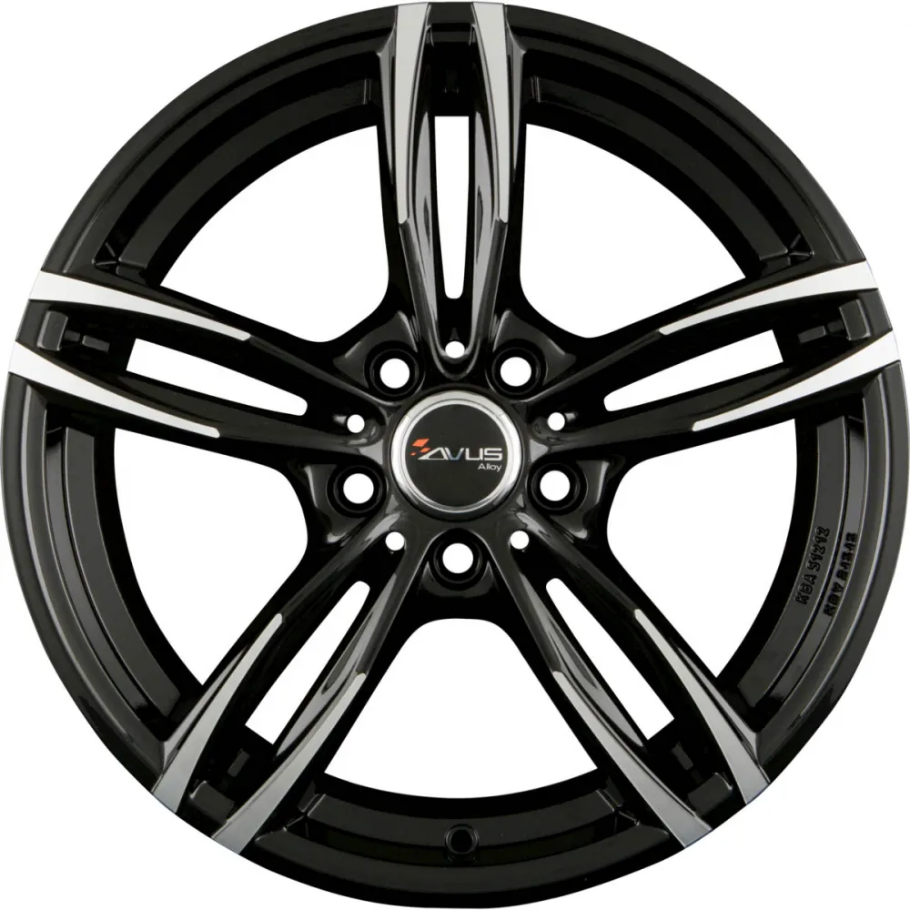 AVUS Racing AF15 8.00x18 5x112.0 ET 30 - felgi aluminiowe (kolor Czarny) - zdjęcie główne