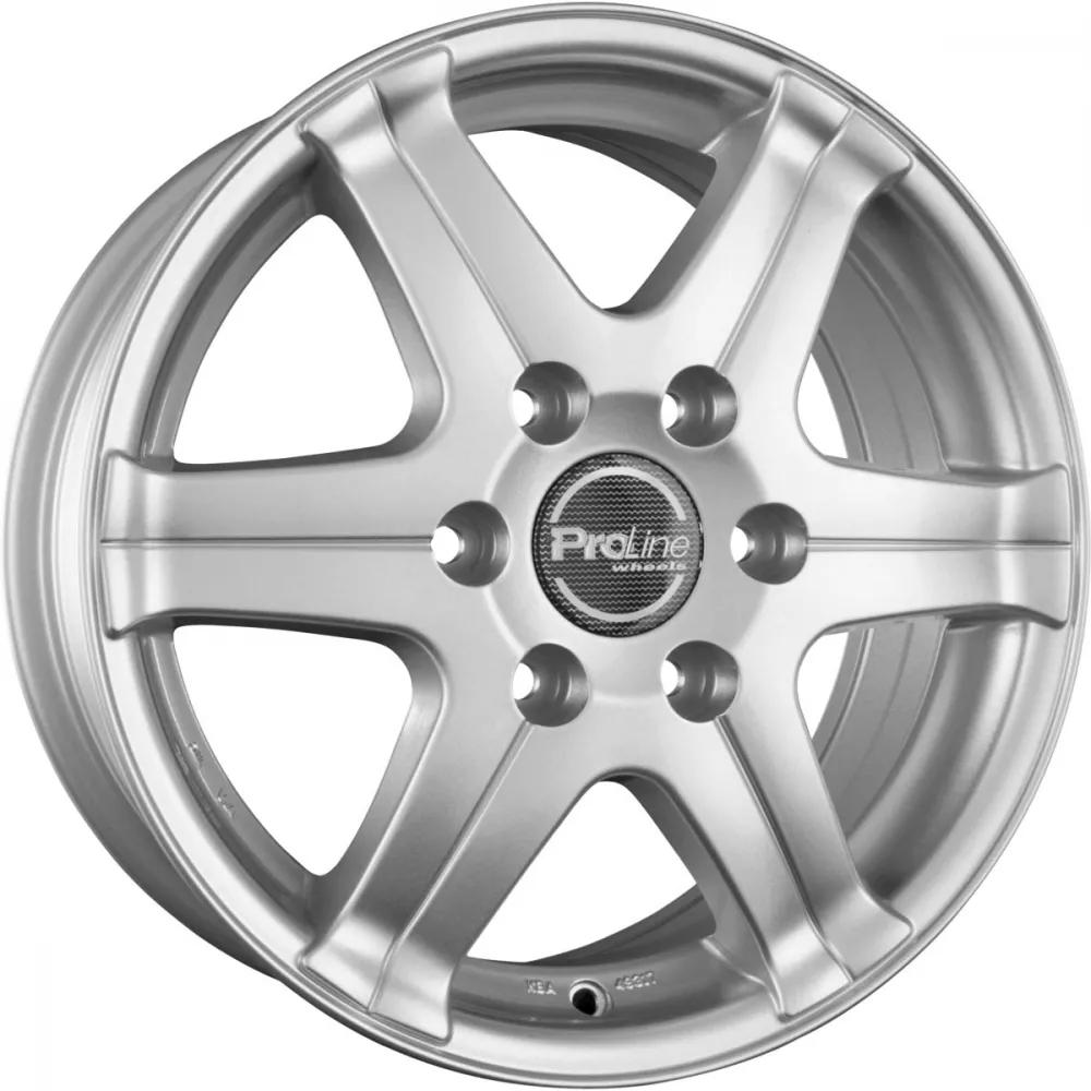 ProLine Wheels PV/T 6.50x16 5x114.3 ET 48 - felgi aluminiowe (kolor Srebrny) - zdjęcie dodatkowe nr 1