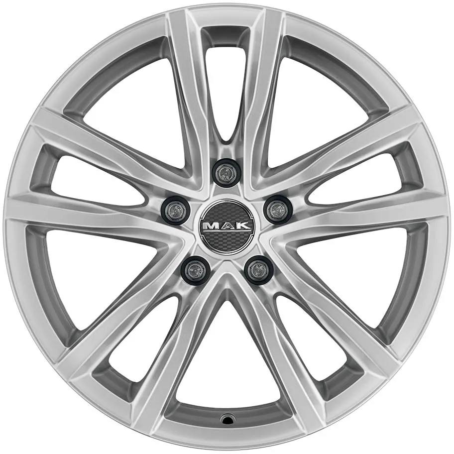 MAK MILANO 5 7.00x17 5x100.0 ET 55 - felgi aluminiowe (kolor Srebrny) - zdjęcie główne