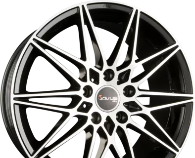 AVUS Racing AC-MB5 8.50x19 5x112.0 ET 50 - felgi aluminiowe (kolor Czarny) - zdjęcie dodatkowe nr 1