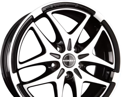 BORBET XB 7.00x17 5x112.0 ET 54 - felgi aluminiowe (kolor Czarny) - zdjęcie dodatkowe nr 1