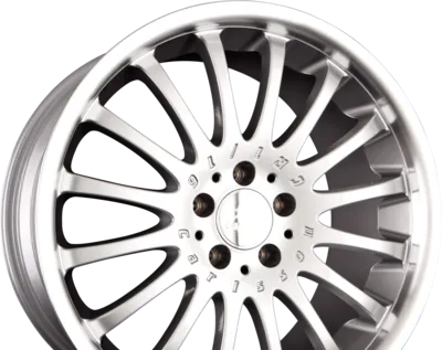 CARLSSON 1/16 8.50x19 5x112.0 ET 40 - felgi aluminiowe (kolor Srebrny) - zdjęcie dodatkowe nr 1