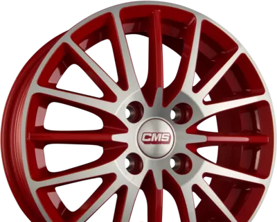 CMS C17 6.00x15 4x100.0 ET 40 - felgi aluminiowe (kolor Czerwony) - zdjęcie dodatkowe nr 1