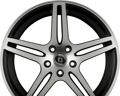 DIEWE WHEELS CHINQUE 7.00x17 5x100.0 ET 38 - felgi aluminiowe (kolor Czarny) - zdjęcie główne