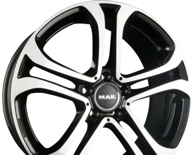 MAK STUTTGART 8.00x18 5x112.0 ET 48 - felgi aluminiowe (kolor Czarny) - zdjęcie dodatkowe nr 1
