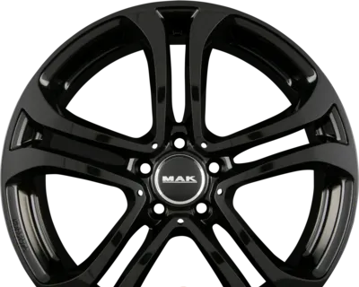 MAK STUTTGART 7.50x18 5x112.0 ET 48 - felgi aluminiowe (kolor Czarny) - zdjęcie główne