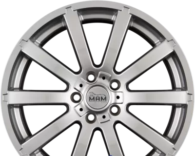 MAM MAM W3 5.50x14 5x100.0 ET 35 - felgi aluminiowe (kolor Srebrny) - zdjęcie główne