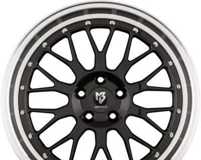 MB-DESIGN LV1 8.50x19 5x100.0 ET 35 - felgi aluminiowe (kolor Czarny) - zdjęcie główne