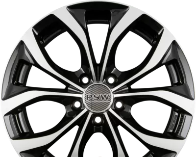 PSW Powerful Wheels VILLENEUVE 7.00x16 5x108.0 ET 40 - felgi aluminiowe (kolor Czarny) - zdjęcie główne