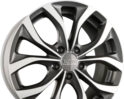 PSW Powerful Wheels VILLENEUVE 7.00x16 5x112.0 ET 42 - felgi aluminiowe (kolor Grafitowy) - zdjęcie dodatkowe nr 1