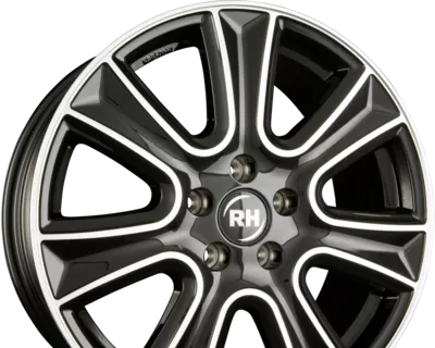 RH ALURAD NAJ II 10.00x22 5x127.0 ET 50 - felgi aluminiowe (kolor Czarny) - zdjęcie dodatkowe nr 1