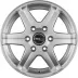 ProLine Wheels PV/T 6.50x16 5x114.3 ET 48 - felgi aluminiowe (kolor Srebrny) - zdjęcie główne miniaturka