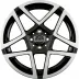 CARLSSON 1/5 REVO III 7.00x17 5x100.0 ET 42 - felgi aluminiowe (kolor Czarny) - zdjęcie główne miniaturka