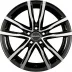 MAK MILANO 5 7.00x17 5x100.0 ET 35 - felgi aluminiowe (kolor Czarny) - zdjęcie główne miniaturka