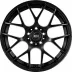 RH ALURAD NBU RACE 8.50x18 5x108.0 ET 45 - felgi aluminiowe (kolor Czarny) - zdjęcie dodatkowe nr 1 miniaturka