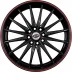 TEAM DYNAMICS JET RS 7.00x17 4x100.0 ET 38 - felgi aluminiowe (kolor Czerwony) - zdjęcie główne miniaturka
