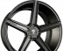 MB-DESIGN KV1 8.50x19 5x108.0 ET 43 - felgi aluminiowe (kolor Czarny) - zdjęcie dodatkowe nr 1 miniaturka