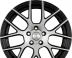 SKAD STILETTO 8.00x18 5x100.0 ET 35 - felgi aluminiowe (kolor Czarny) - zdjęcie główne miniaturka