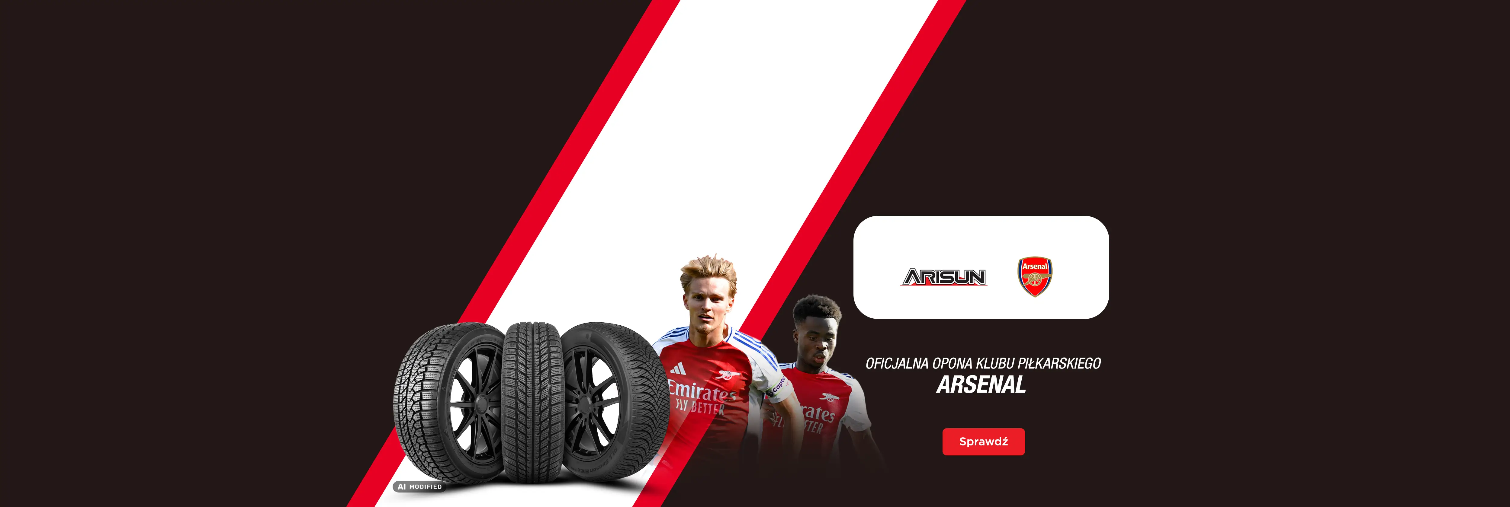 Arisun - oficjalna opona Arsenalu!
