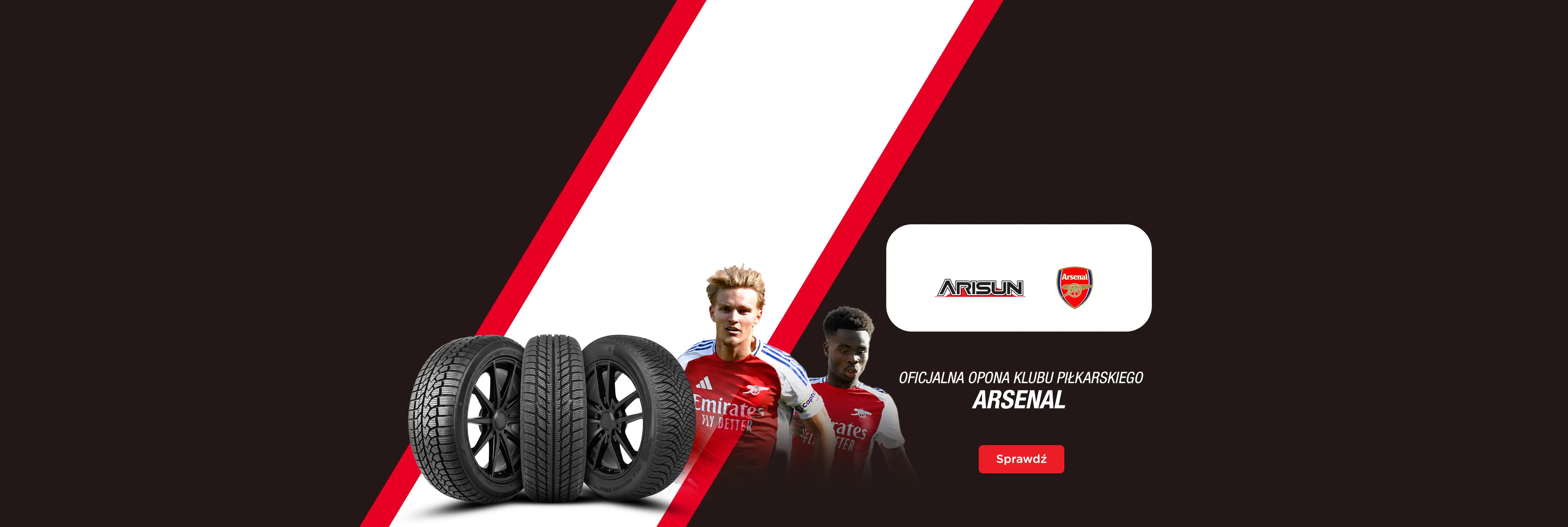 Arisun - oficjalna opona Arsenalu!