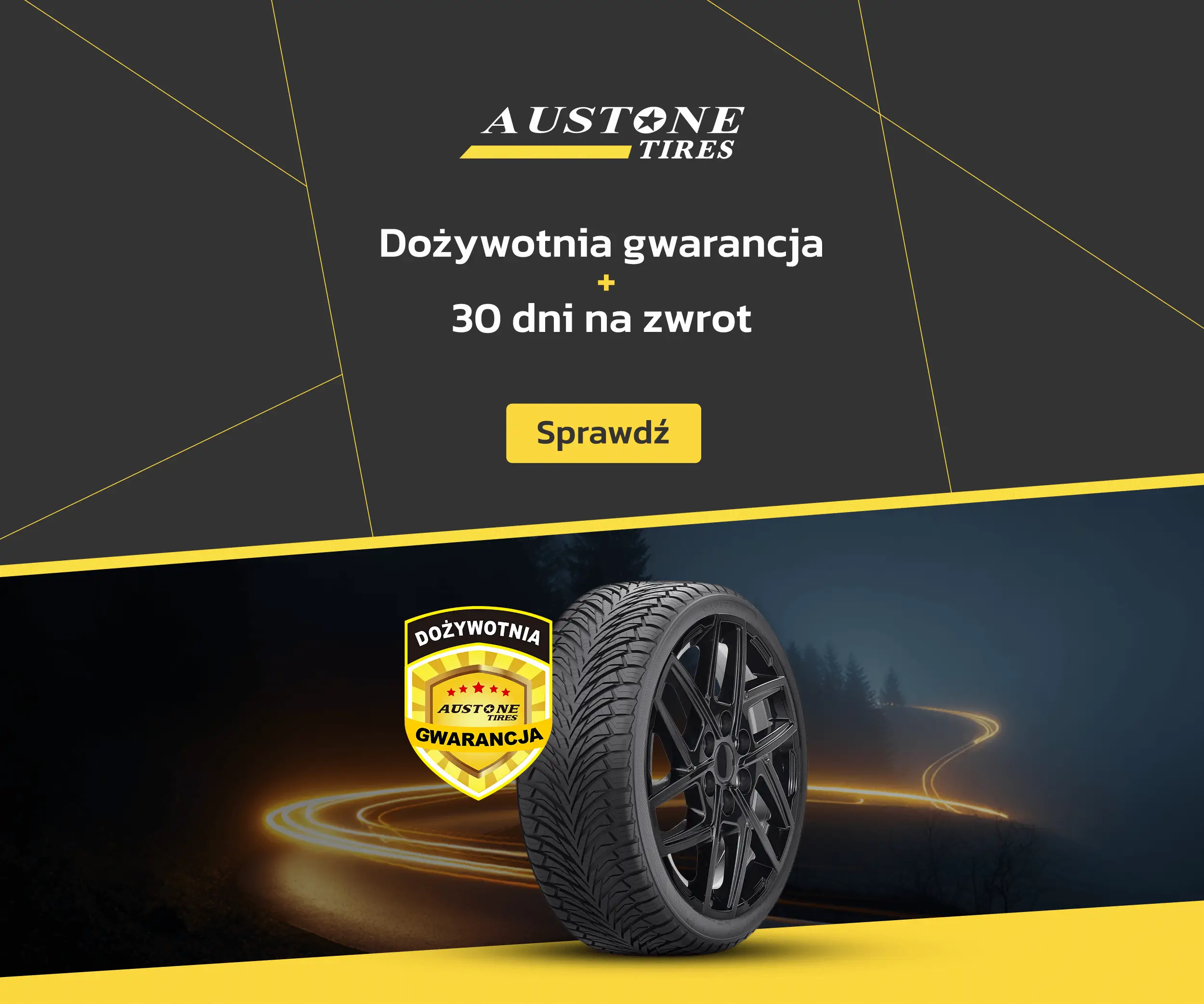 Dożywotnia gwarancja Austone!