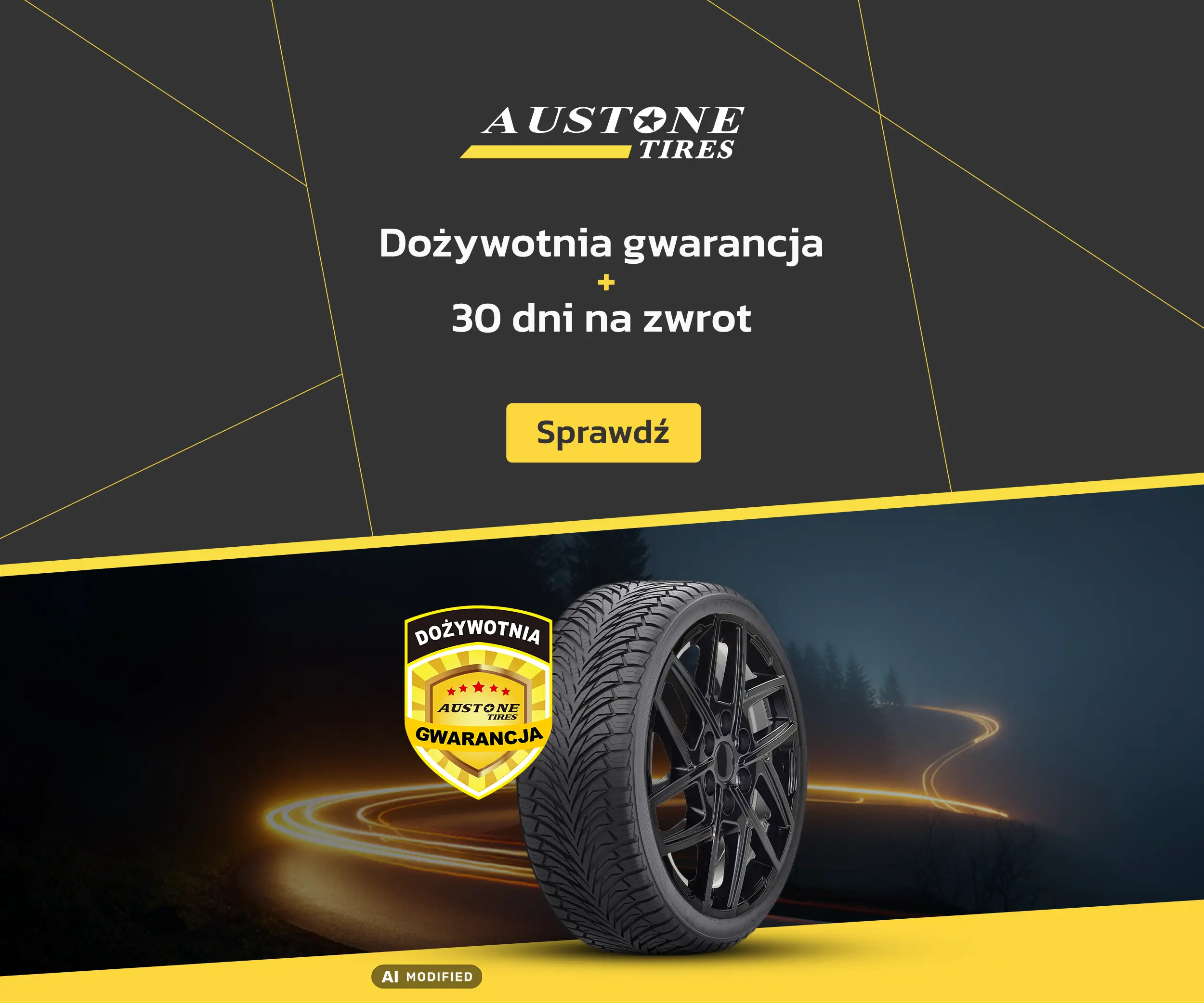 Dożywotnia gwarancja Austone!