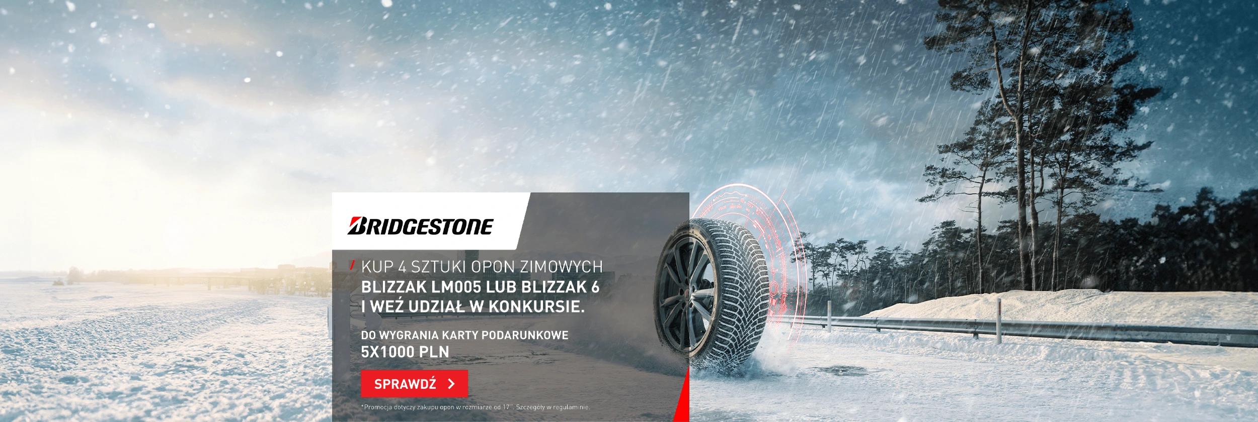 Wygraj 1000 zł od Bridgestone!