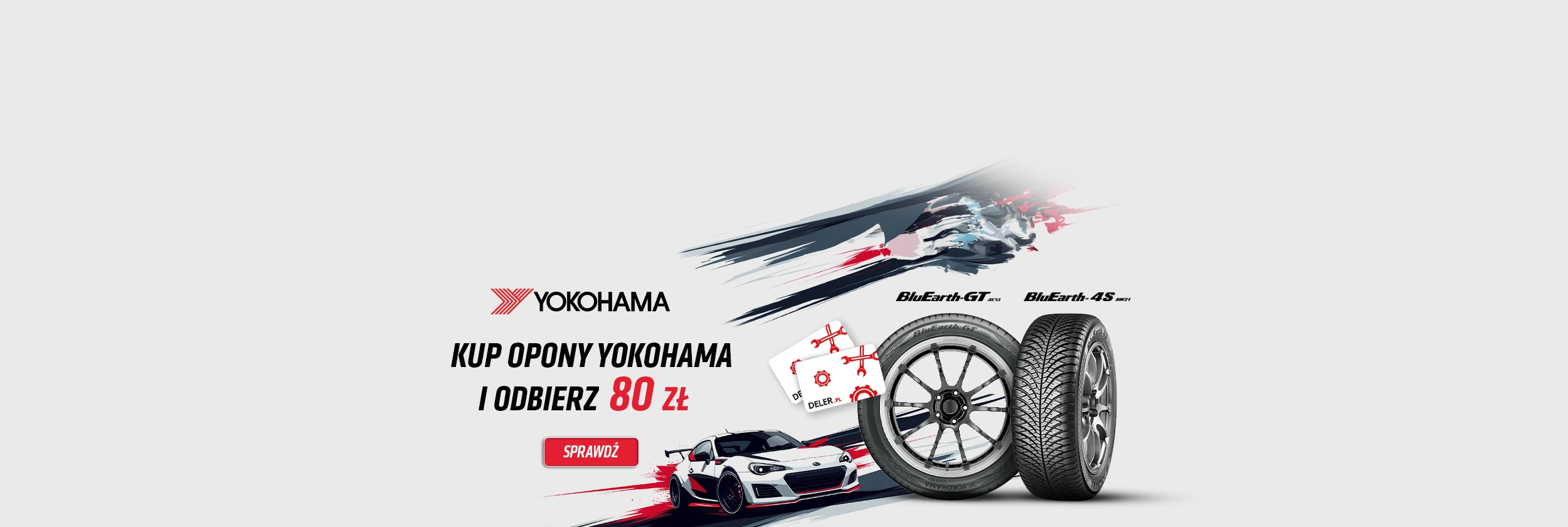 Odbierz 80 zł od Yokohama!