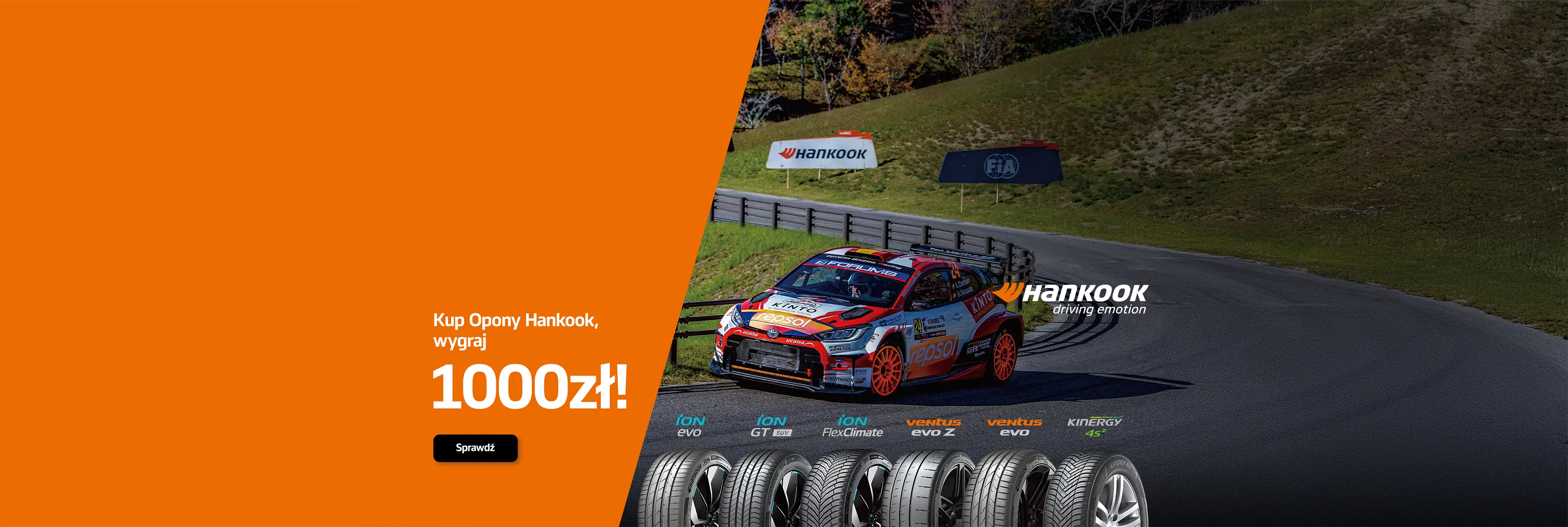 Wygraj 1000 zł od Hankook!