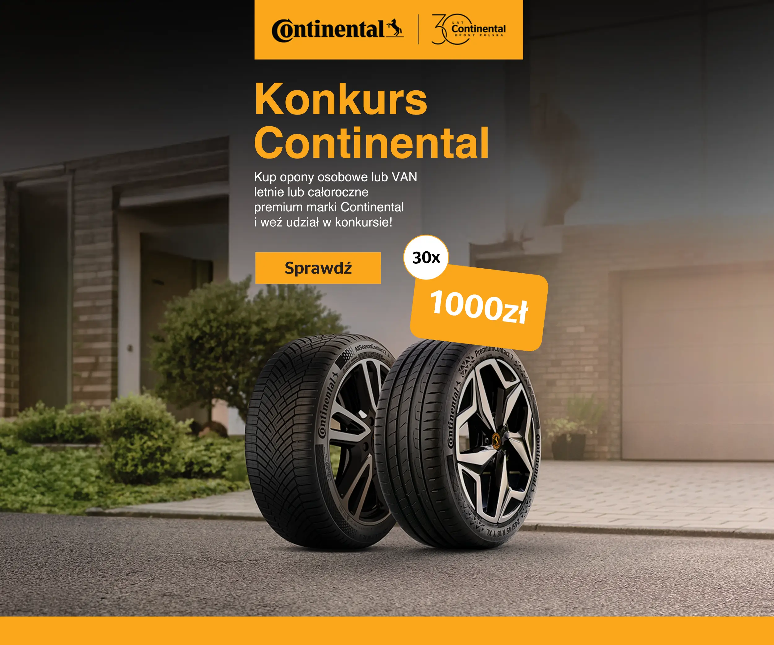 Wygraj 1000 zł od Continental!