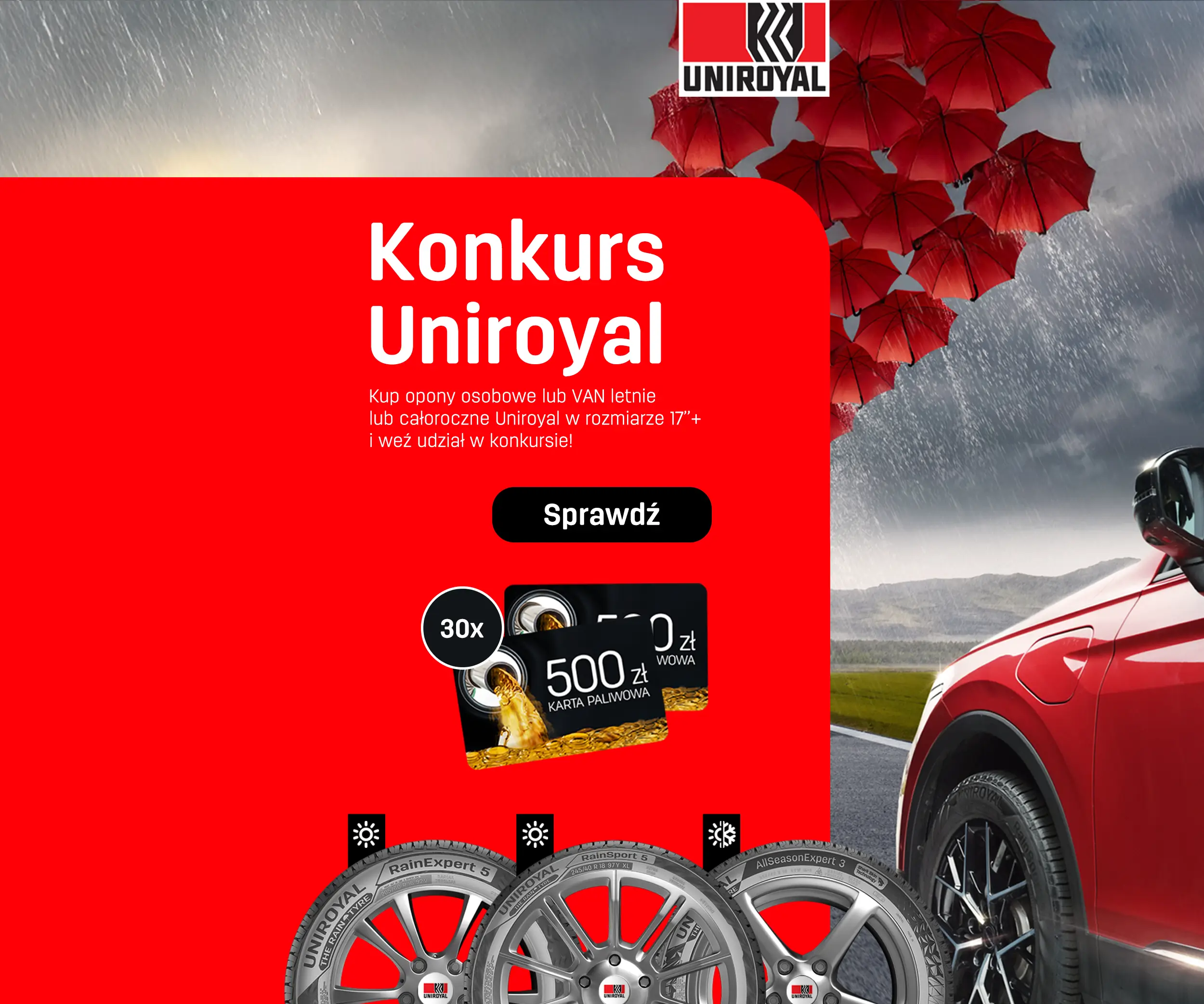 Wygraj 500 zł od Uniroyal!