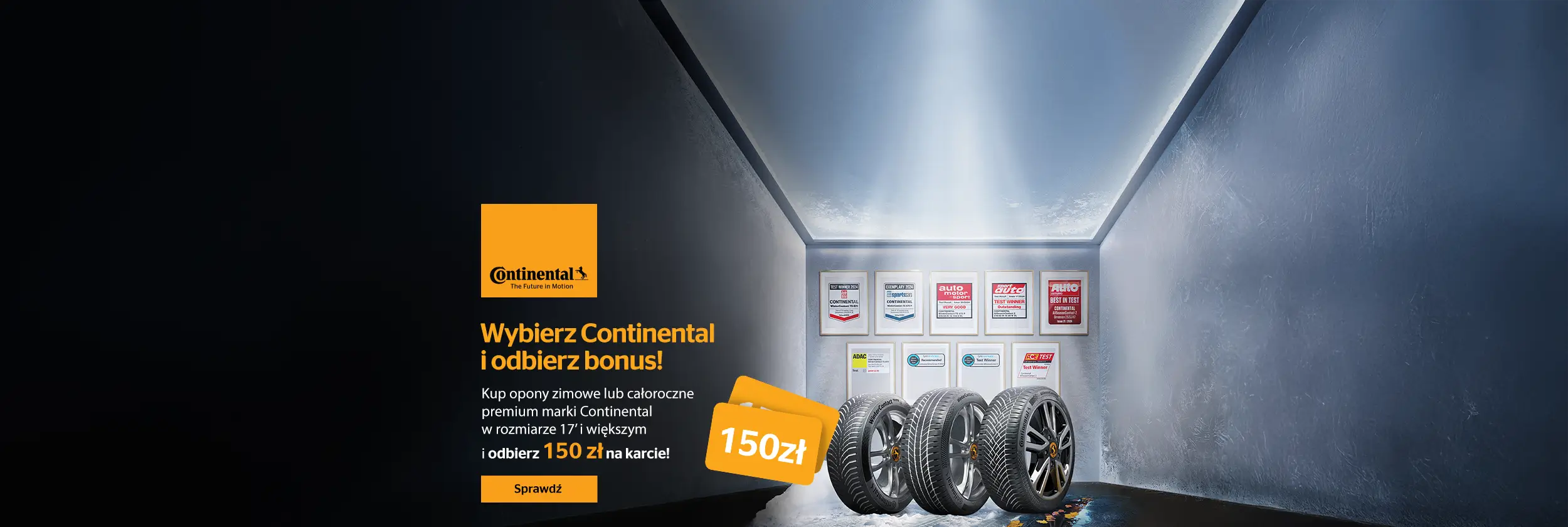 150 zł od Continental!