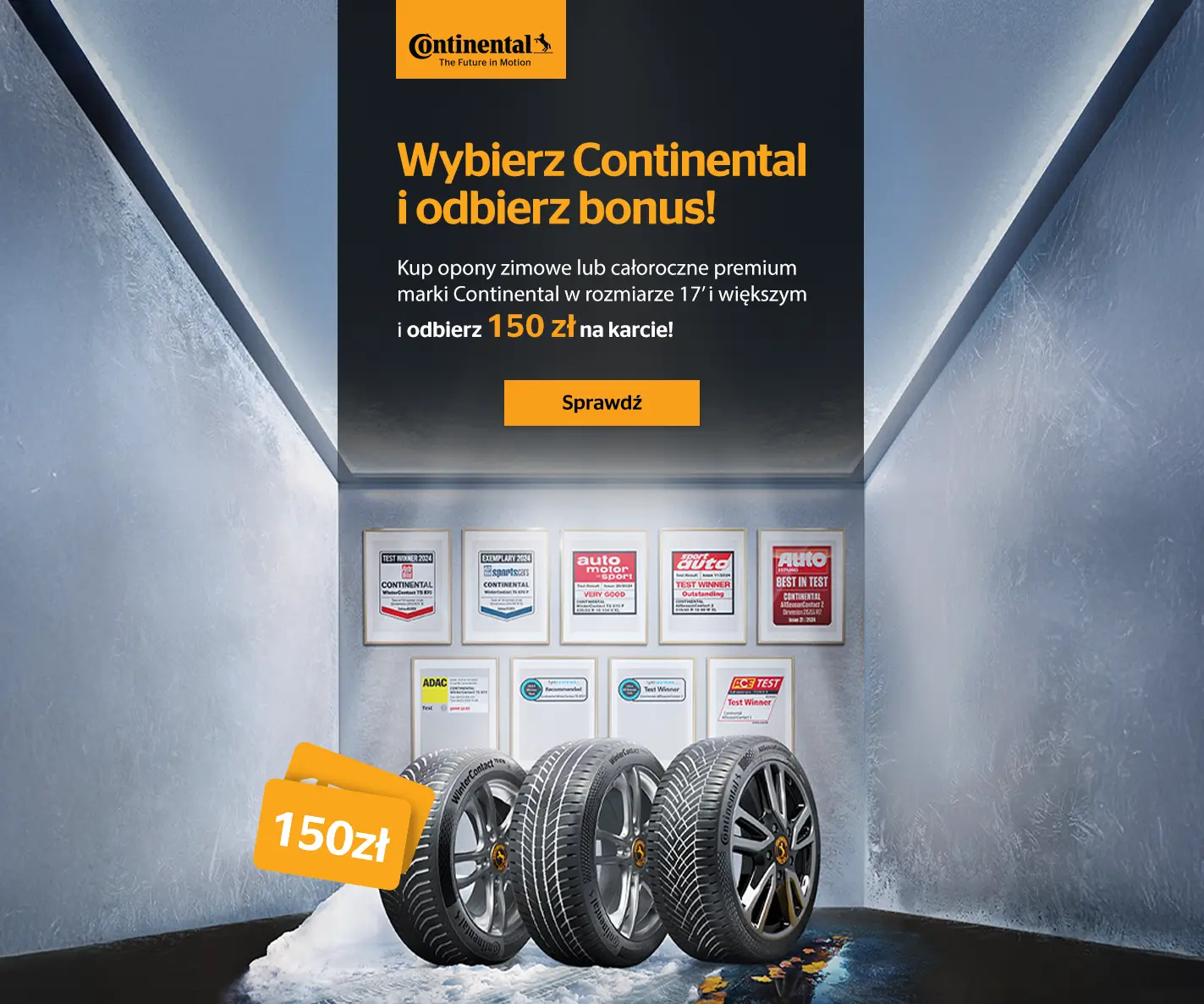 150 zł od Continental!