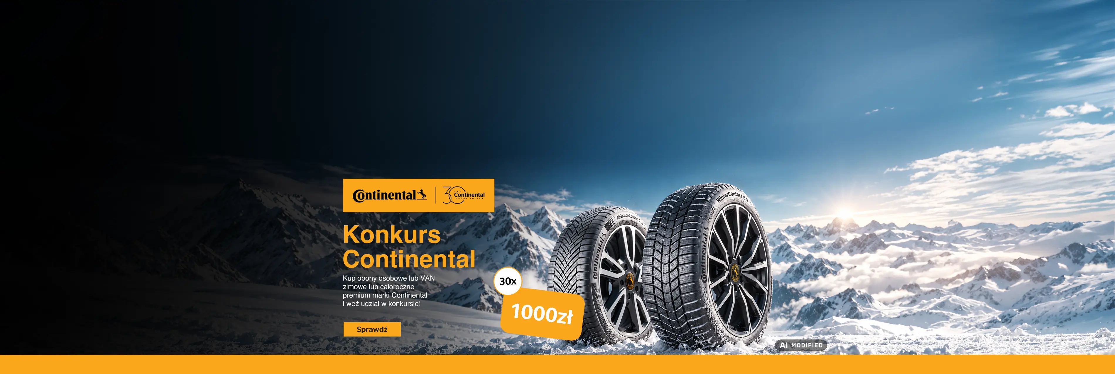 Wygraj 1000 zł od Continental!