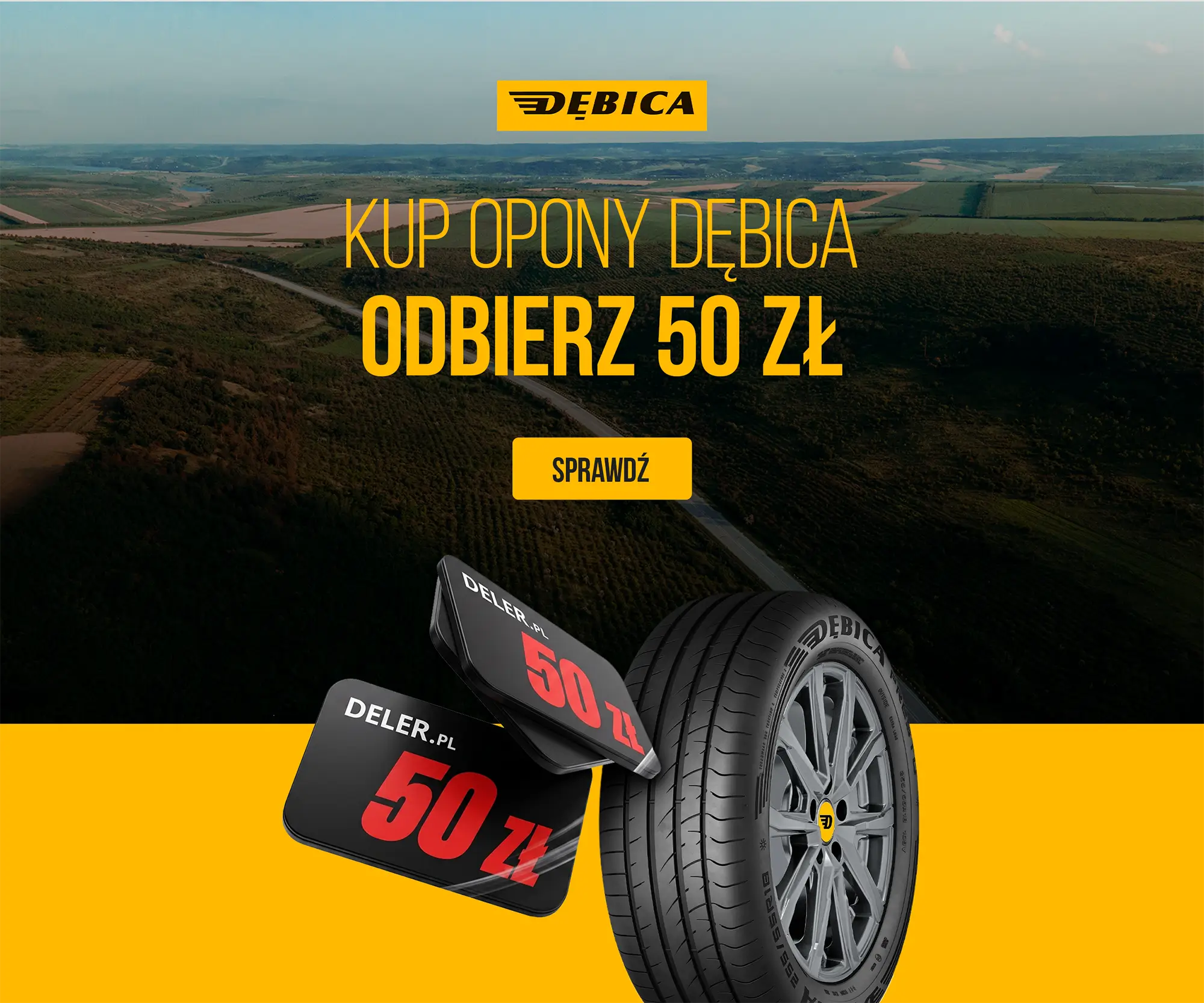 Odbierz 50 zł od Dębicy!