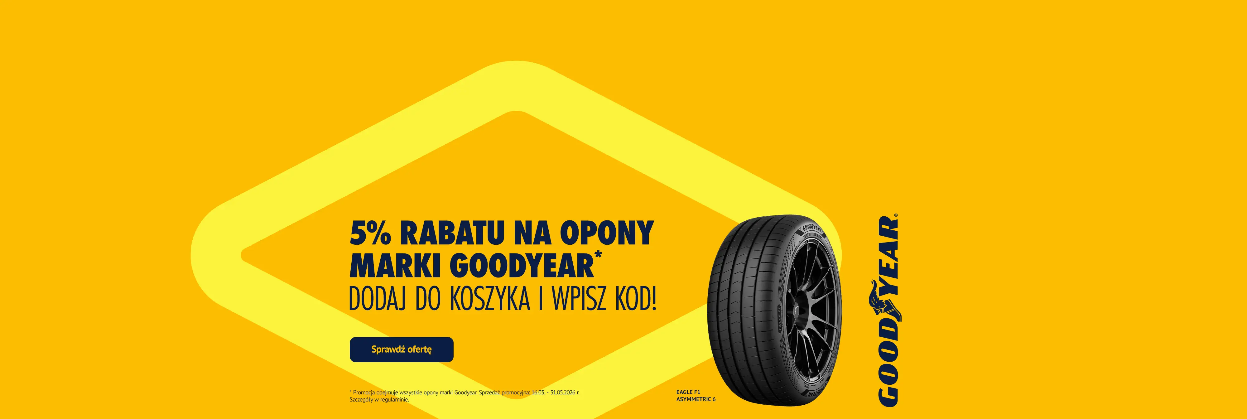 Goodyear 5% rabatu!